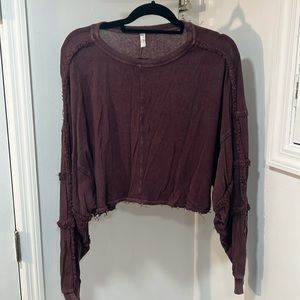 Free People fp movement Cropped Long Sleeve